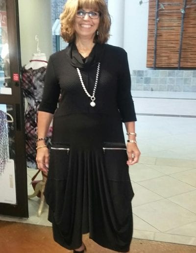 Lynn-looks-simply-gorgeous-in-this-stunning-Joseph-Ribkoff-black-dress